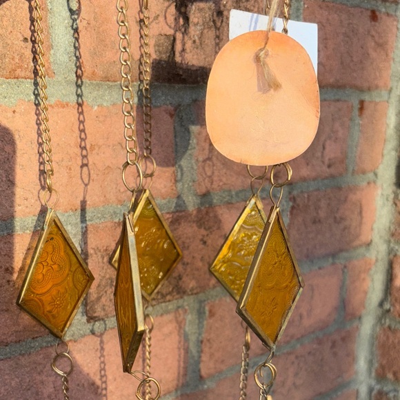 Multicolor Geometric Hanging Wind Chimes NWT - Picture 7 of 8